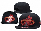 Heat Team Logo Black Adjustable Hat GS,baseball caps,new era cap wholesale,wholesale hats
